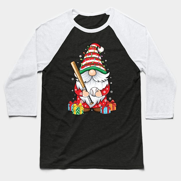 cute gnomes Baseball lover's funny Christmas gnome baseball Baseball T-Shirt by UNXart